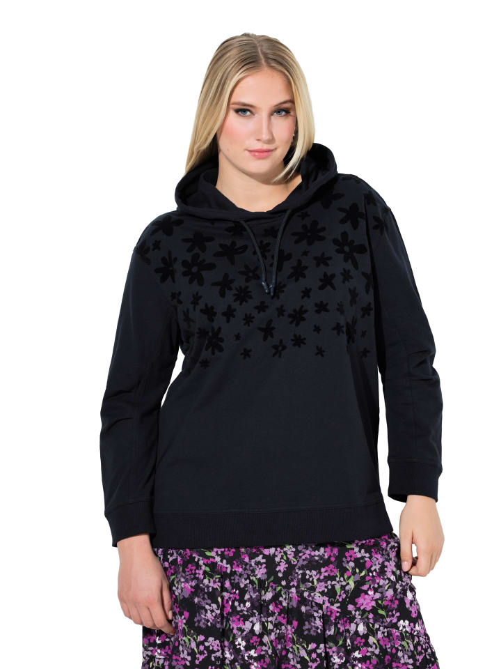 Sweatshirt in schwarz