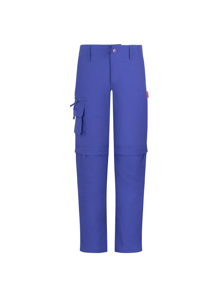 Zipp-Off-Trekkinghose Slim Fit Oppland in glow blue