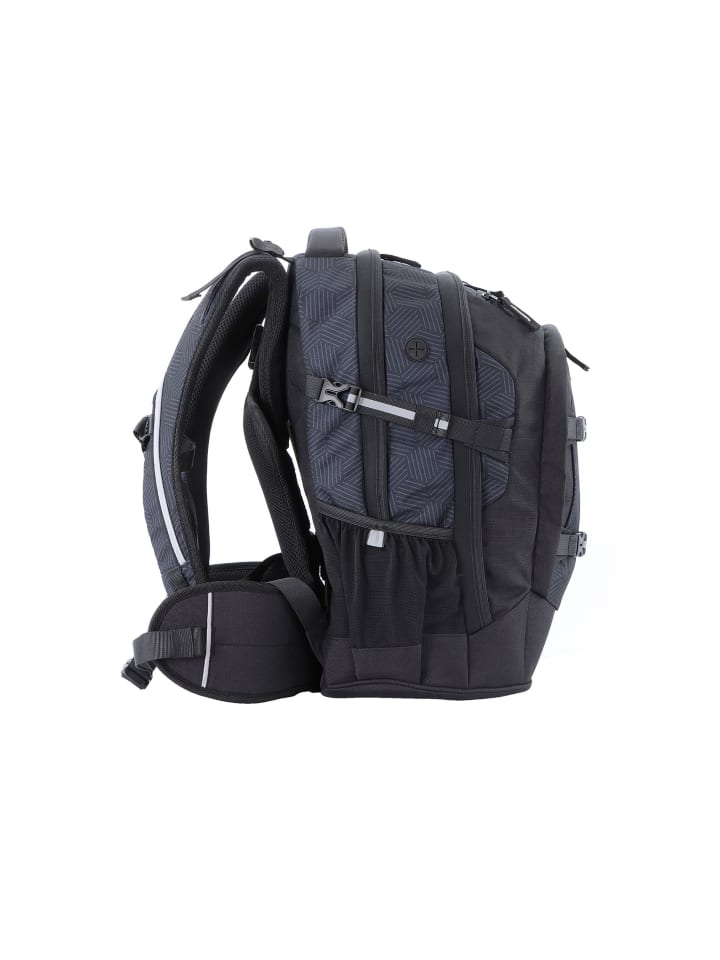 2Be 3er Set Schulrucksack Black in Grey | günstig Black kaufen limango