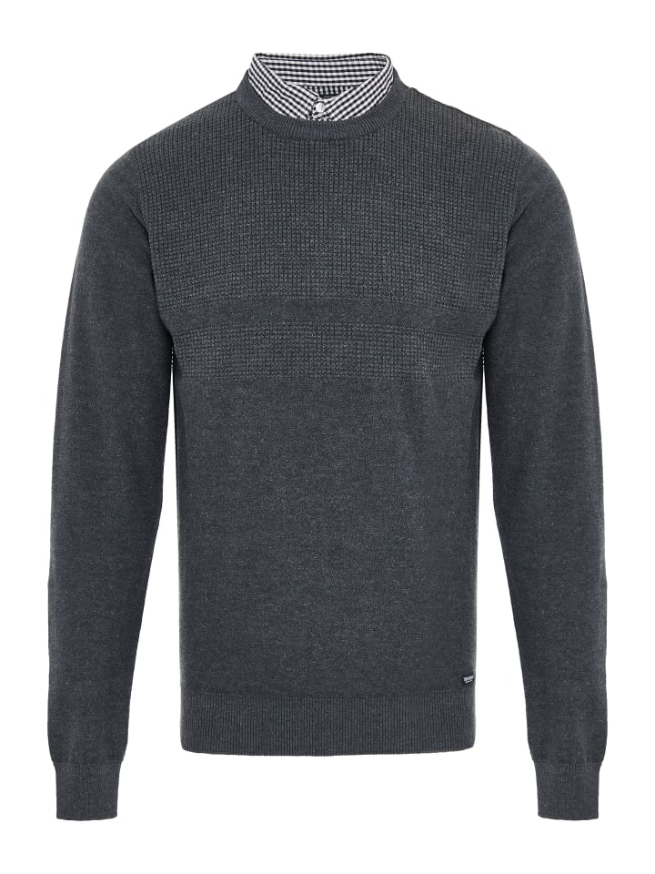 Strickpullover THB Jumper Andy in Charcoal