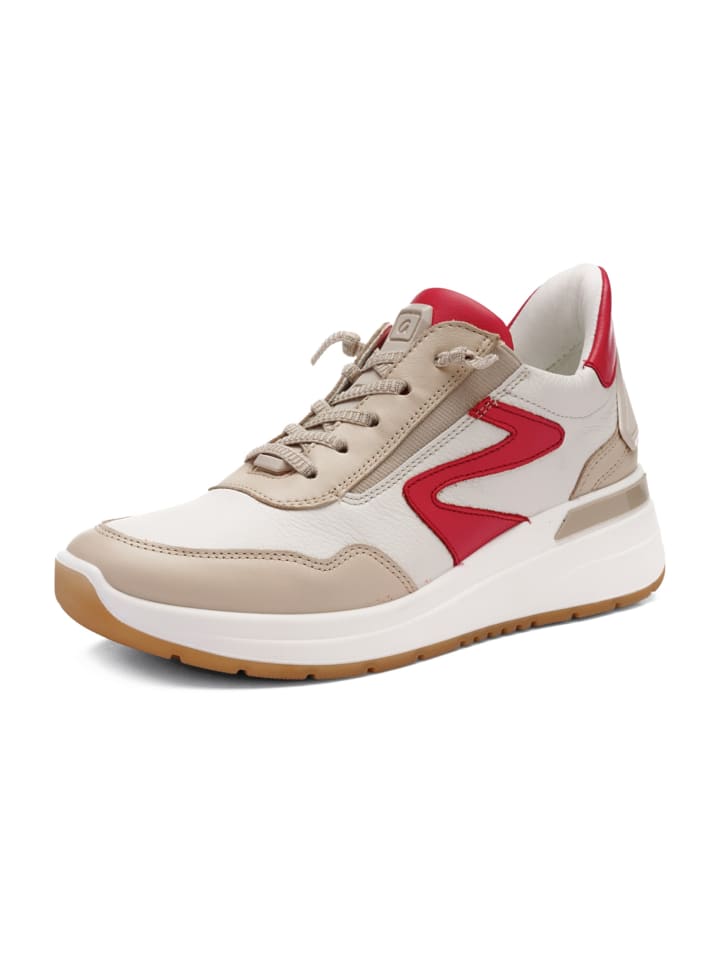 Klassische Schnürschuhe in Beige