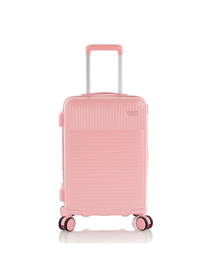 Pastel 4 Rollen Kabinentrolley S 53 cm mit Dehnfalte blush