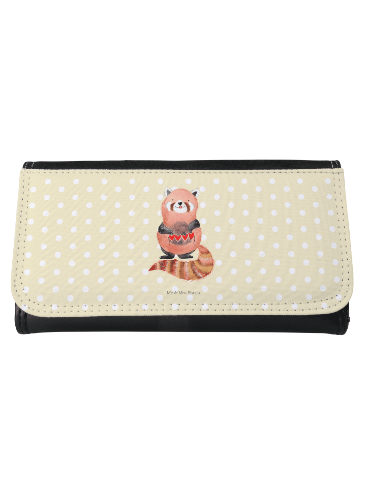 Wallet Roter Panda ohne Spruch in Gelb Pastell
