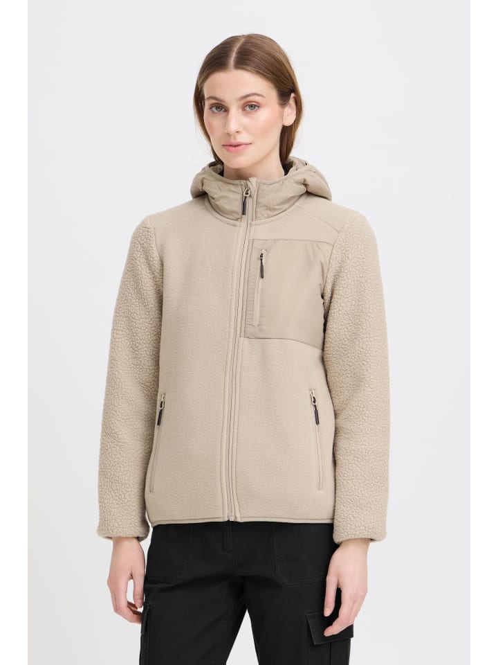 Fleecejacke NBMattea W in Beige