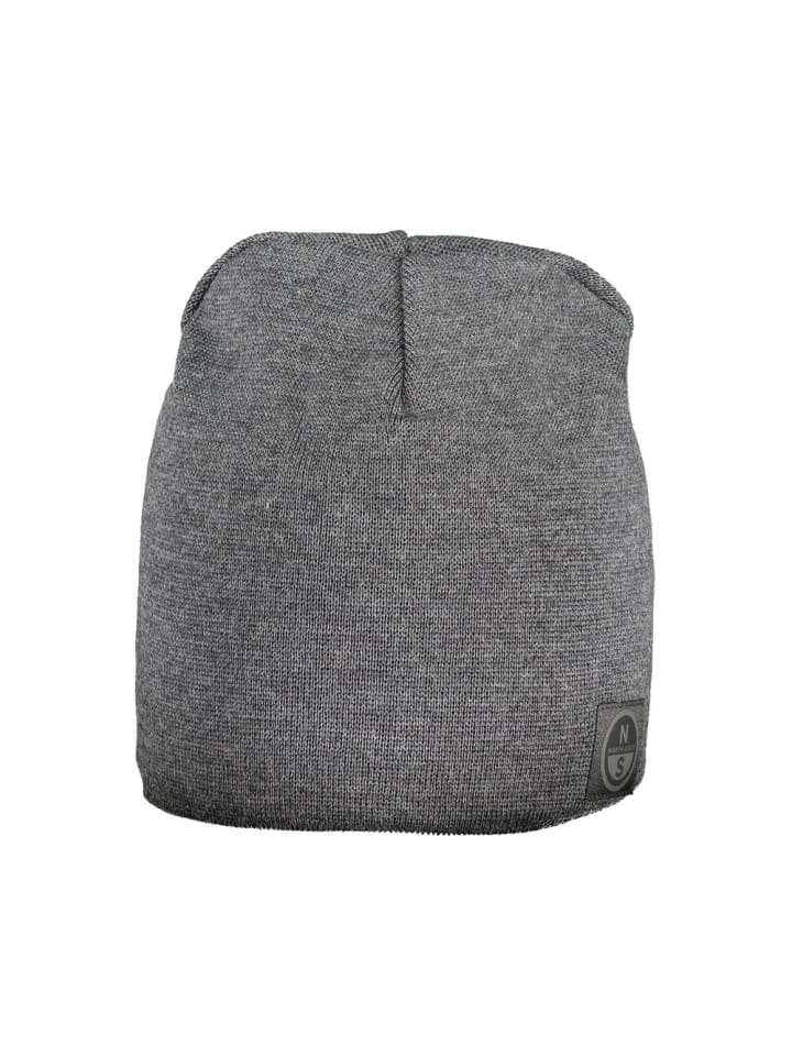 Grau Wolle Herren Cap
