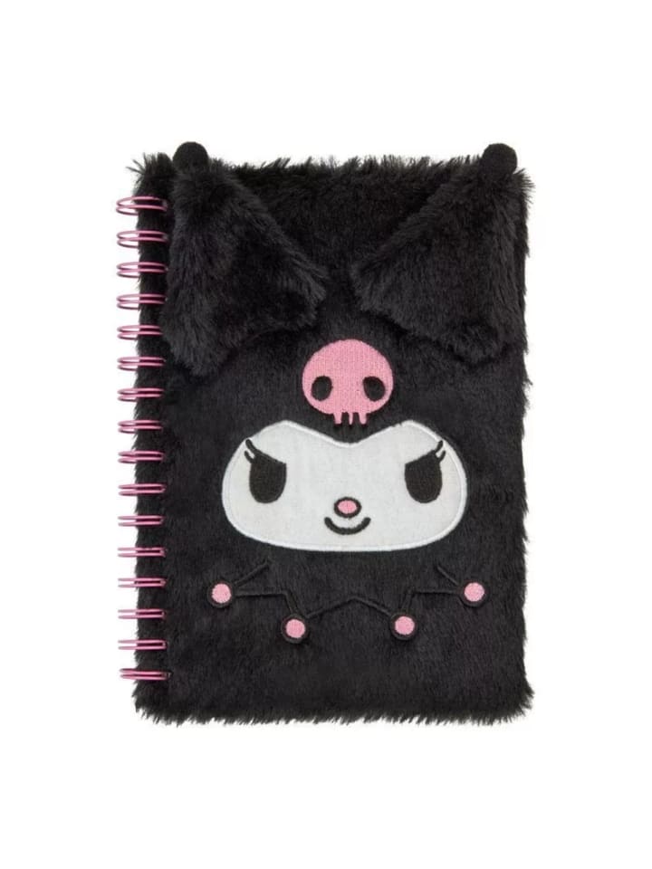 Hello Kitty Kuromi Plüsch-Notizbuch im A5-Format