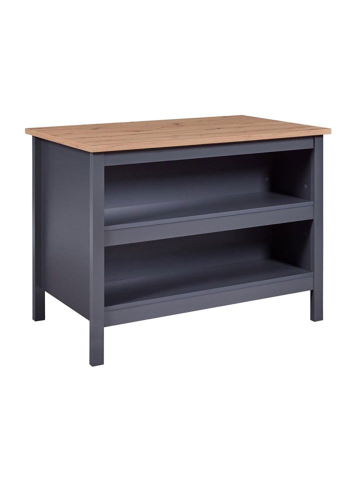 Sideboard Nellina Grau 124 x 75 cm