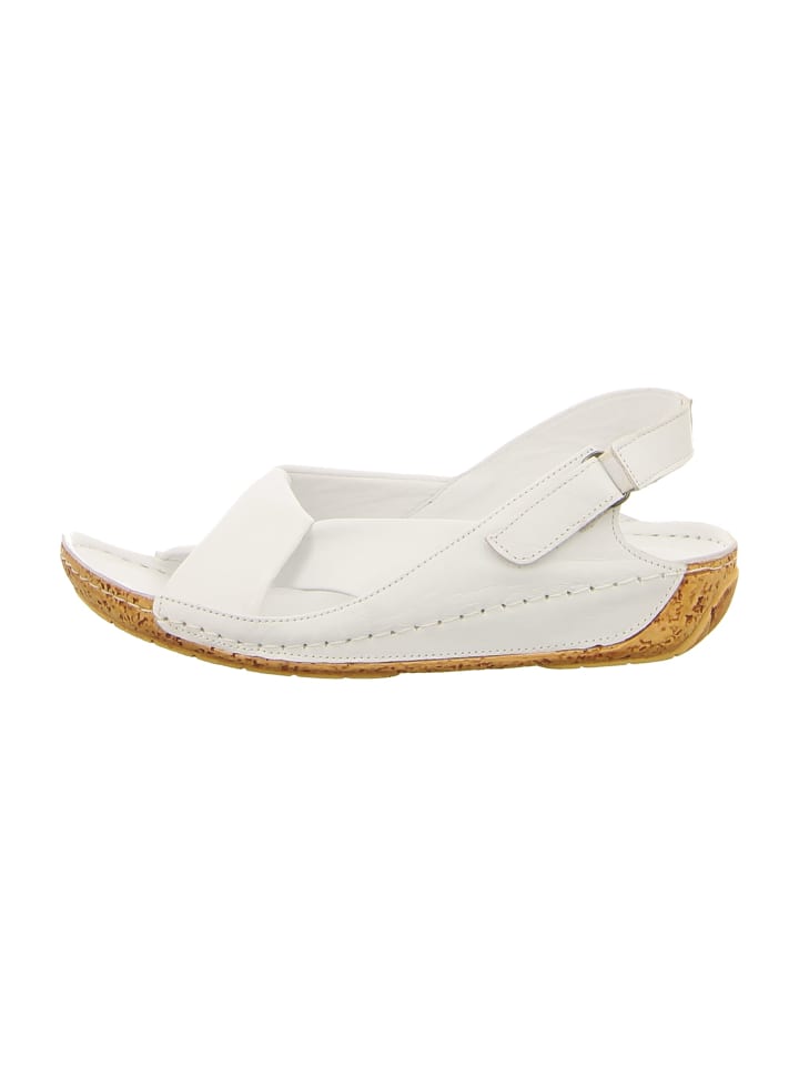 Komfort Sandalen in Weiß