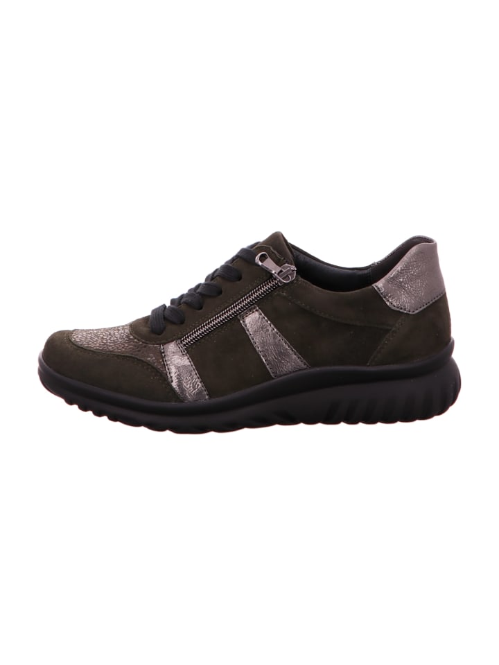 Komfort Schnürschuhe in Grün