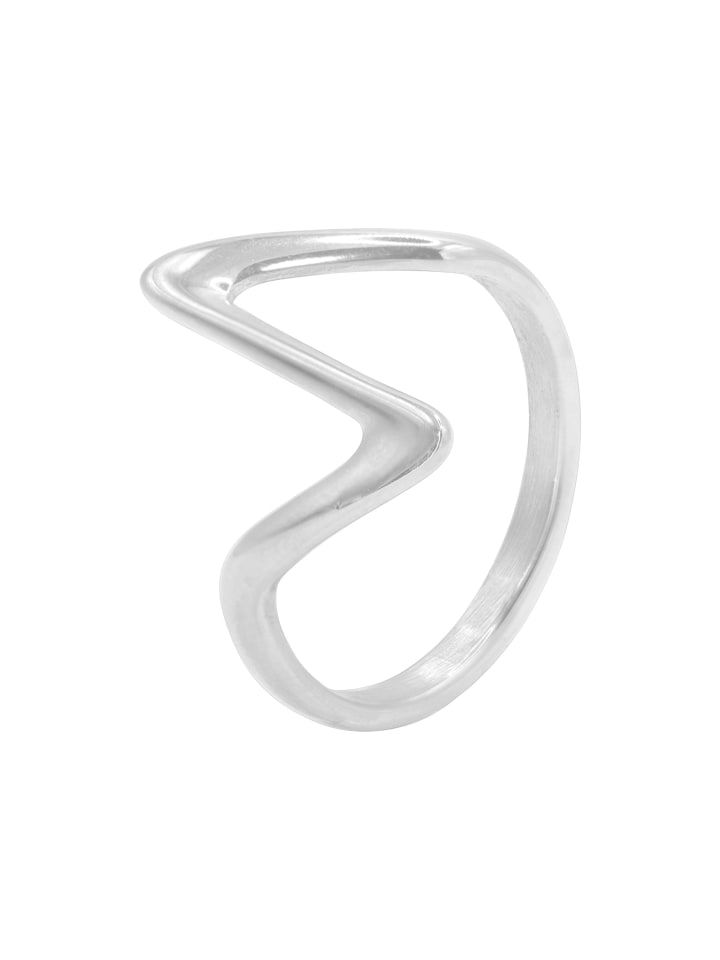 Fingerring Persi silberfarben in silberfarben poliert