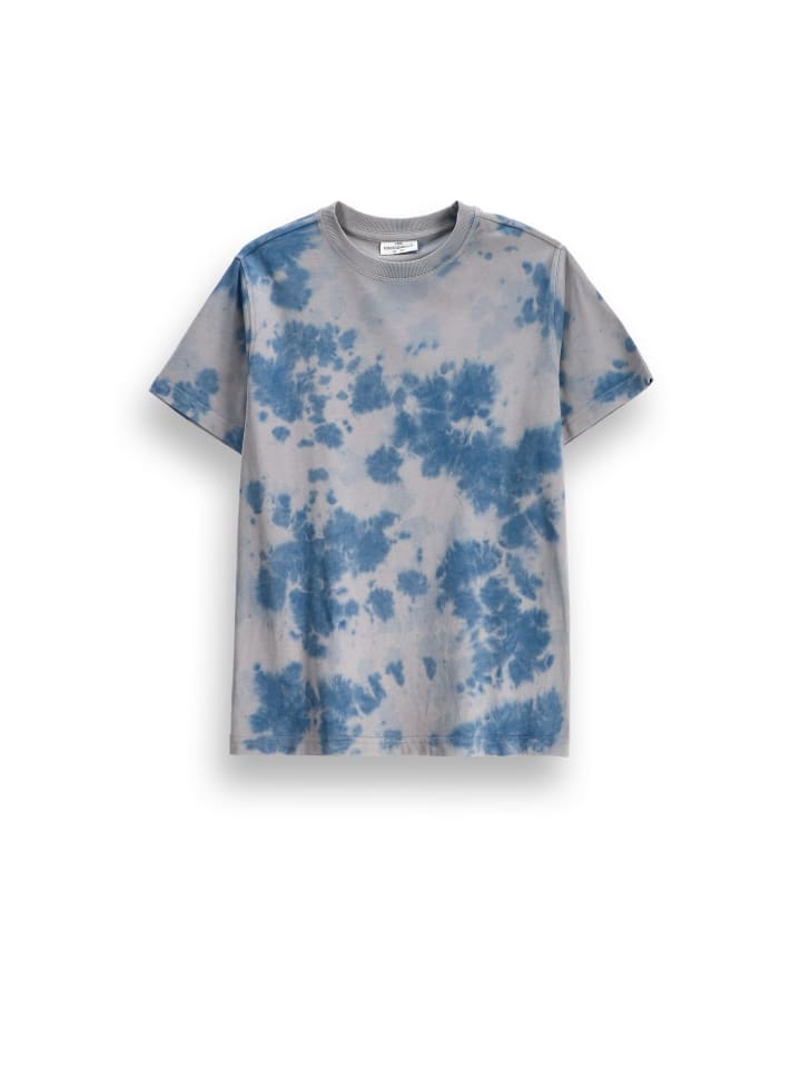 Baumwoll-T-Shirt mit kurzen Ärmeln in bunt