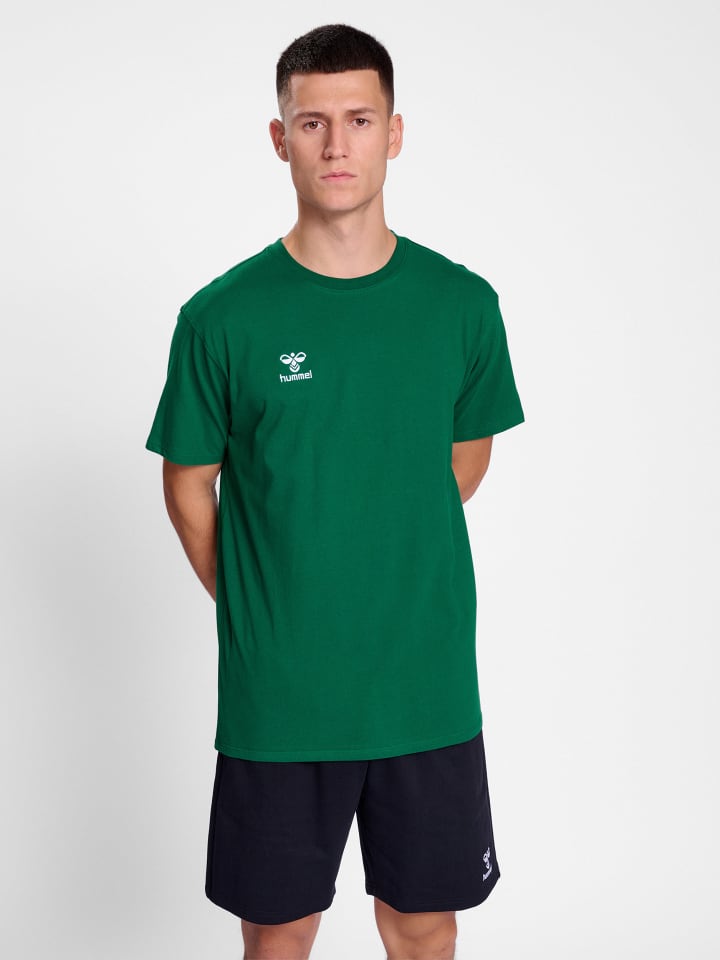 T-Shirt Hmlgo Herren in EVERGREEN