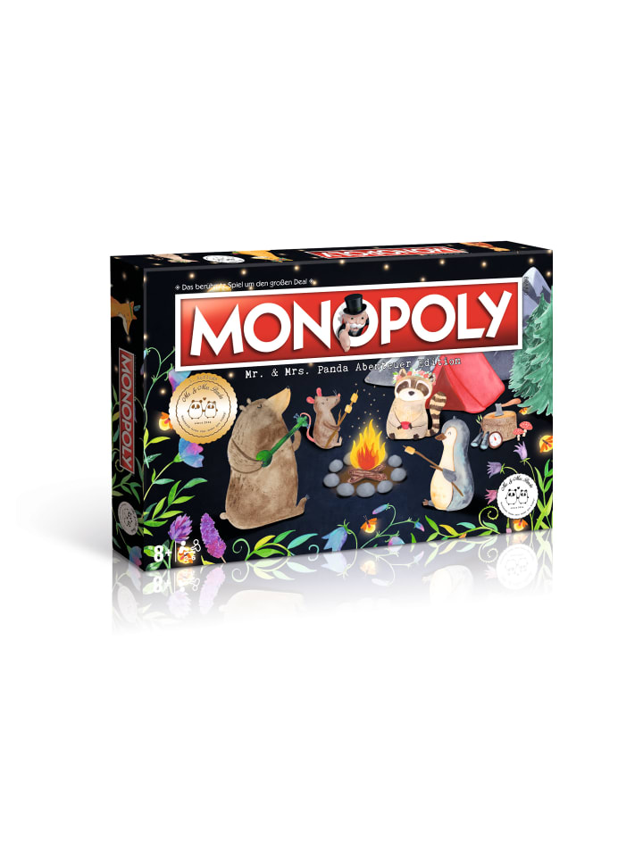 Monopoly Mr. und Mrs. Panda Gesellschaftsspiel Brettspiel Spiel in bunt