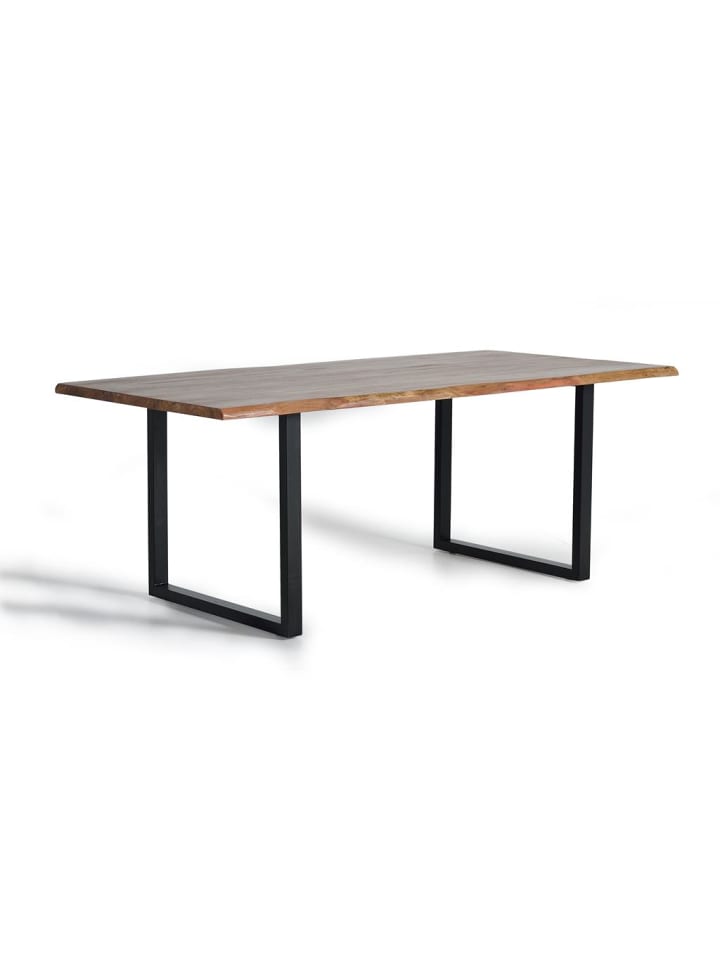 Esstisch aus Akazienholz in Brown