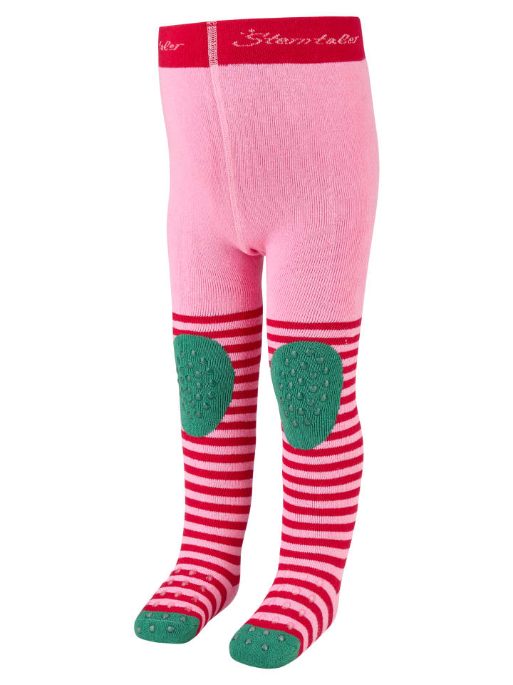 Krabbelstrumpfhose Tannenbaum in geranie