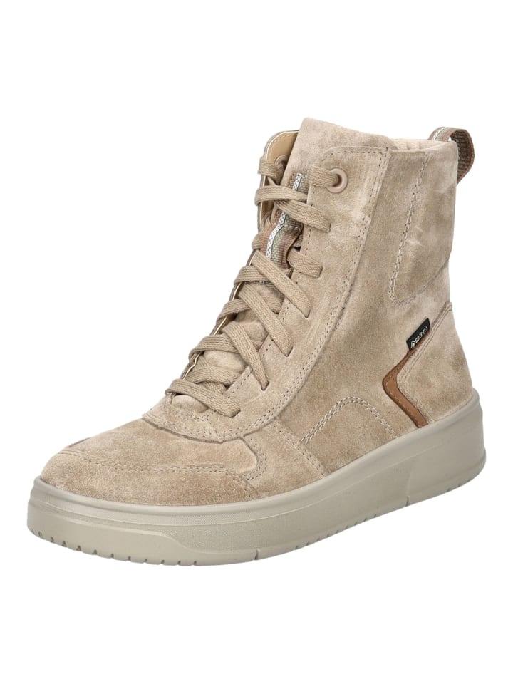 Stiefelette Beige