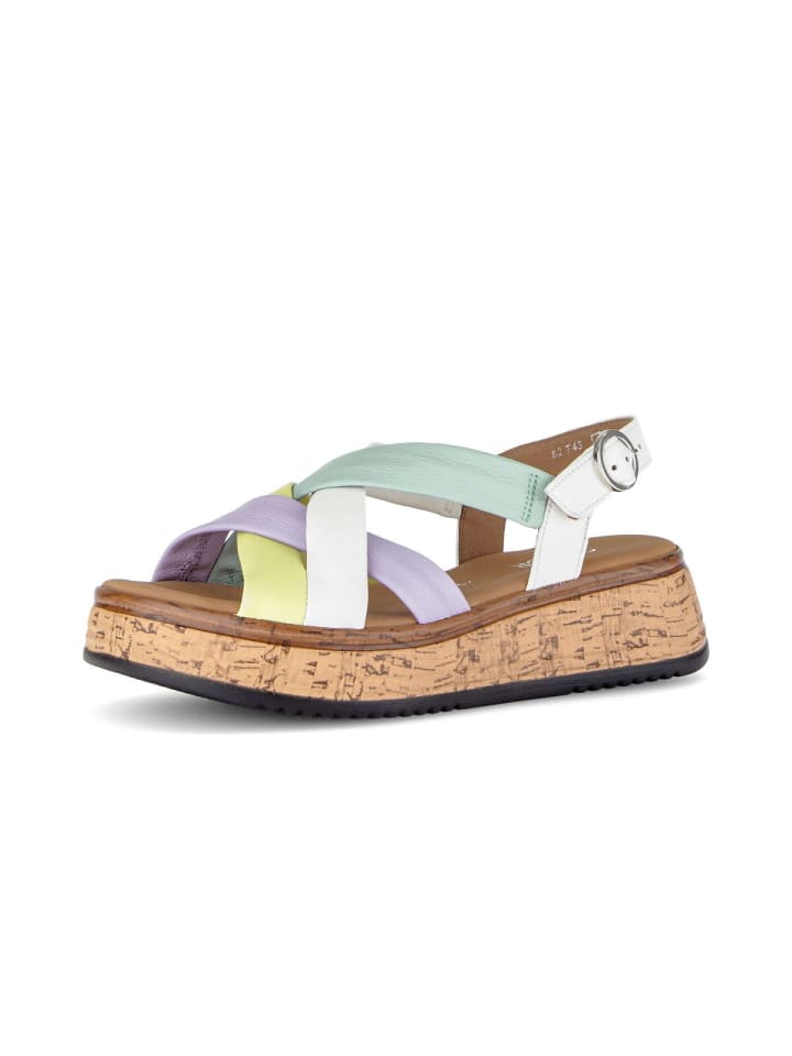 Plateau Sandalen in multicolour