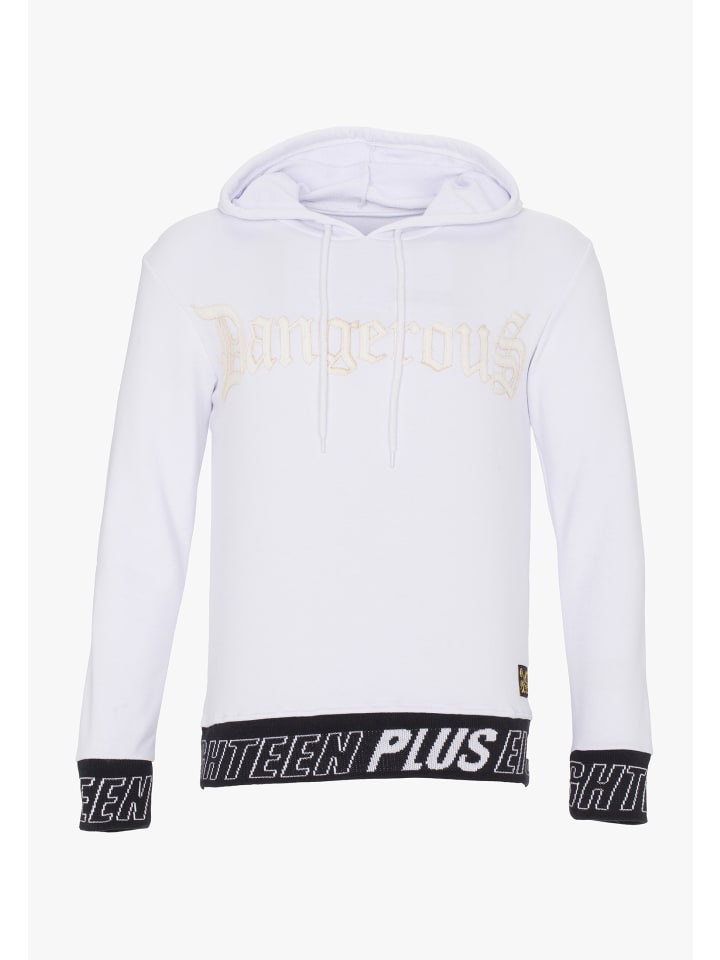 Herren Kapuzenpullover in Weiss