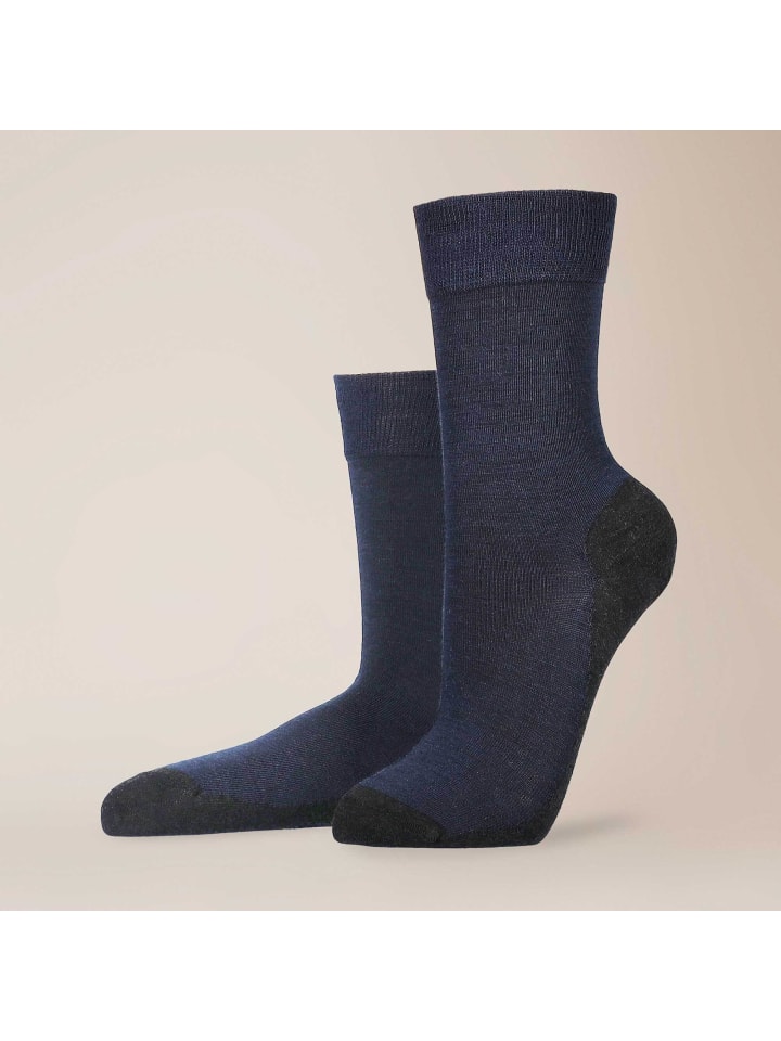 Socken Warm Up wärmend in Marine