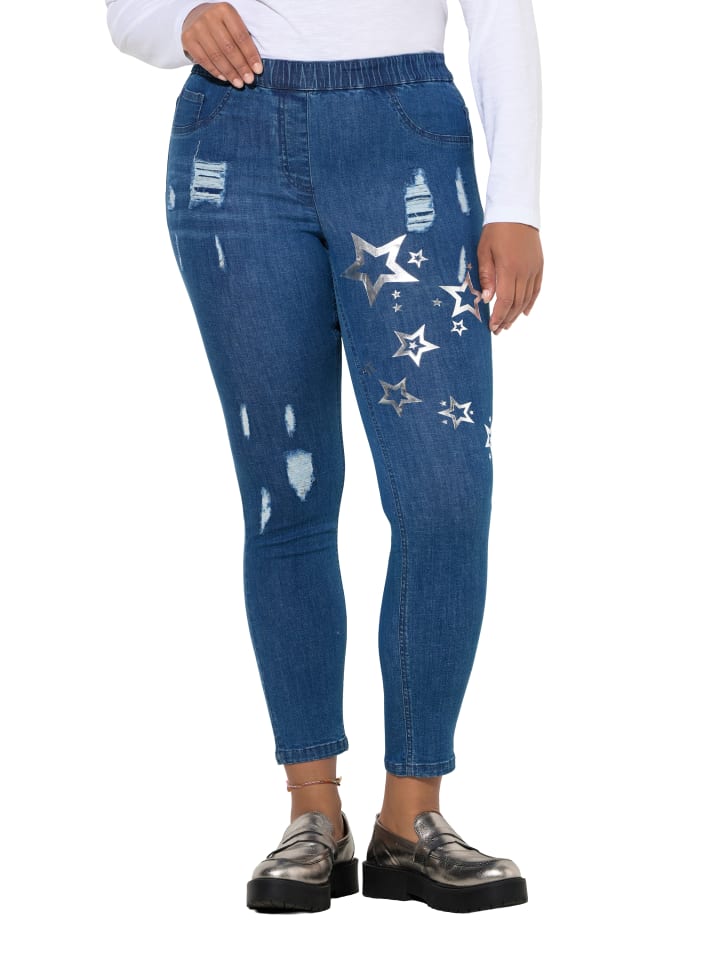Jeans in blue stone