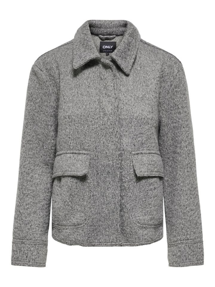 Jacke in Medium Grey Melange