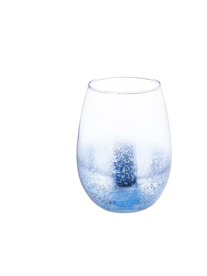 2 x Weingläser in Blau - 500 ml