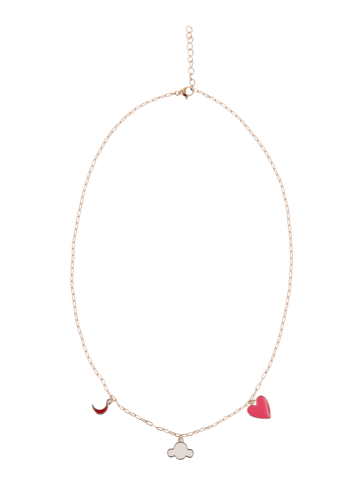 Women Latch Back Earrings in Rose Gold Multicolor