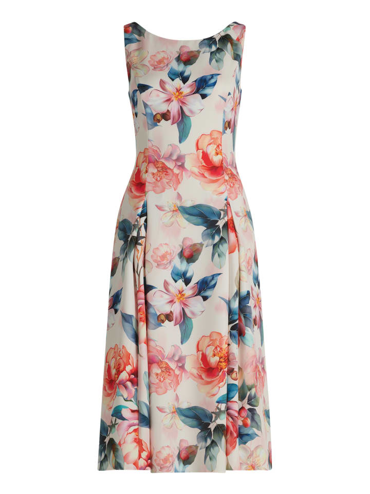 Abendkleid in altrosa koralle - 0001