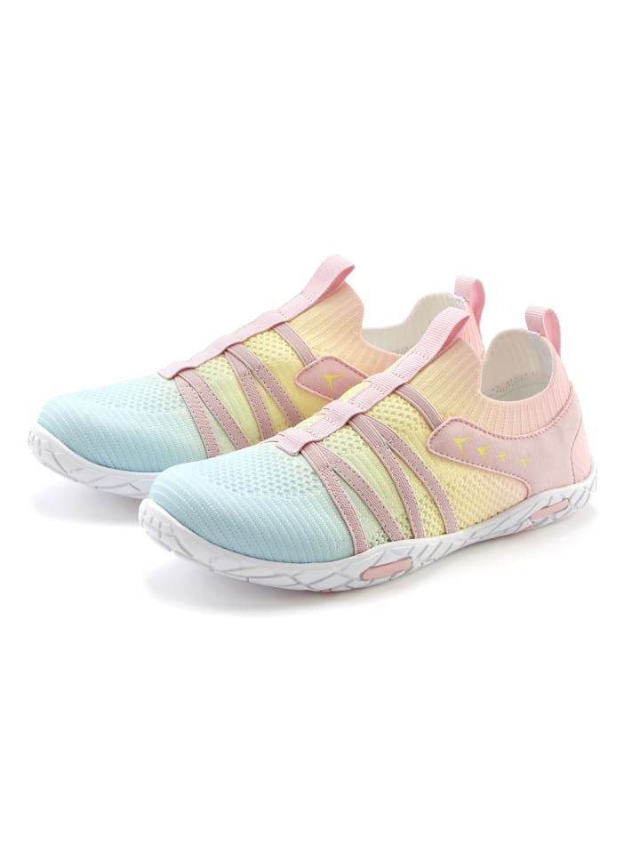 Sneaker in pink/blau/rosé