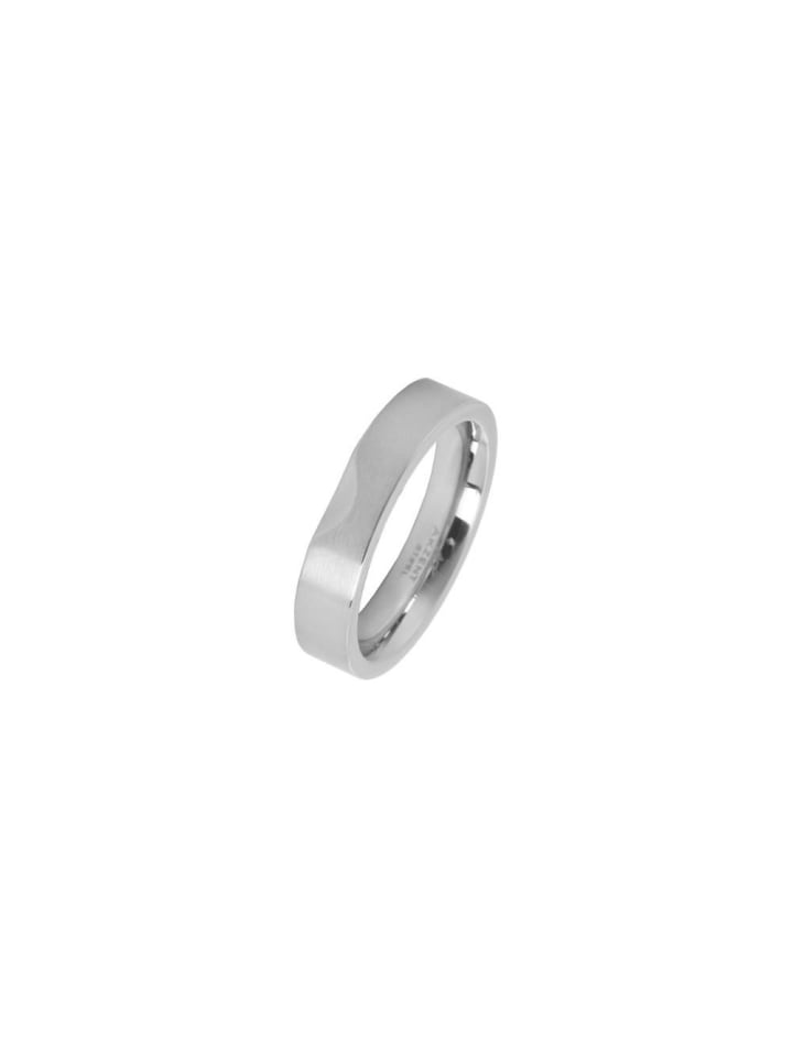 Herren Ring aus Edelstahl in silber