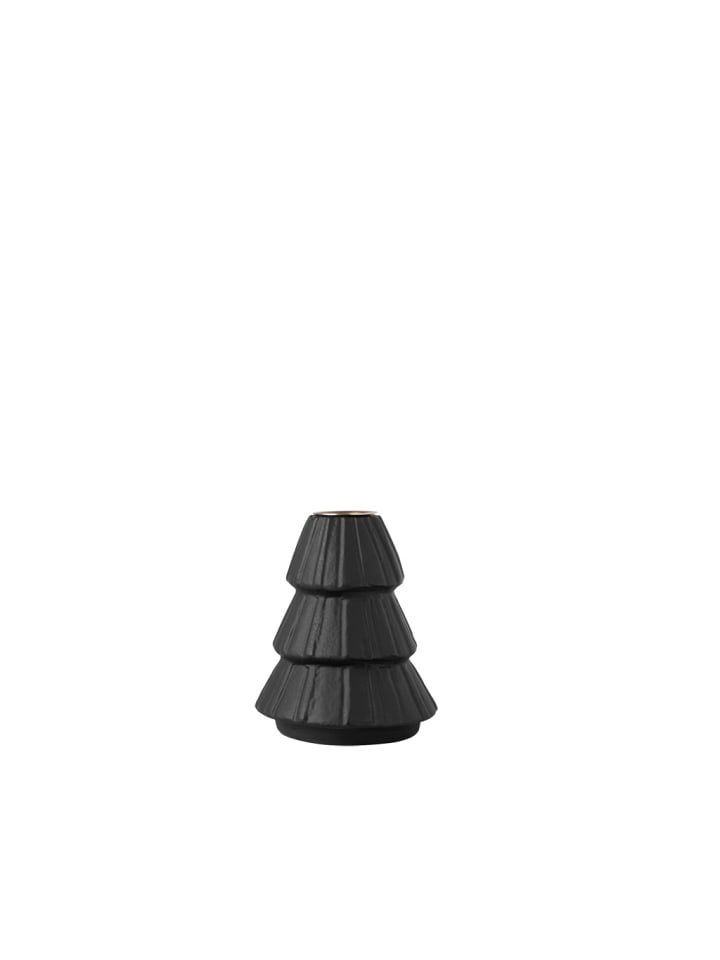Kerzenständer "Baum" Christmas Chic in Schwarz 10,7 cm