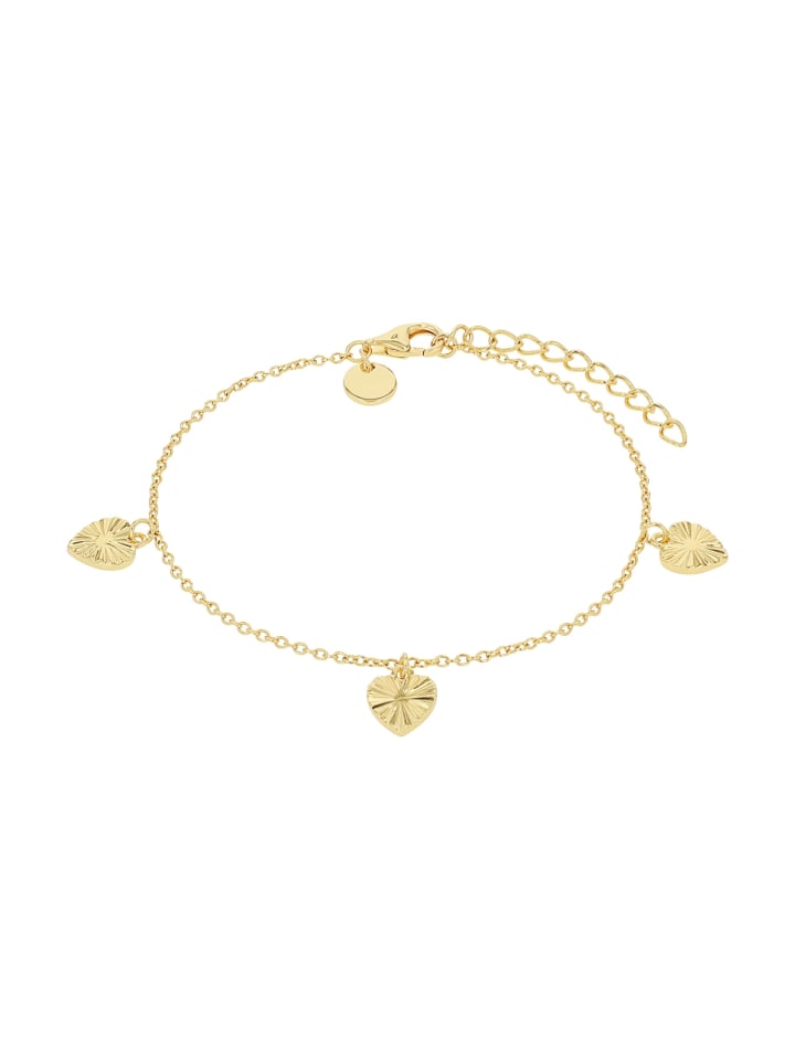 Armband Silber 925, gelbvergoldet in Gold