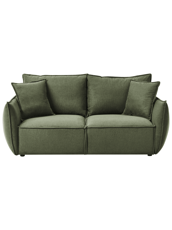5-tlg 3-Sitzer Sofa KUNES in Grün