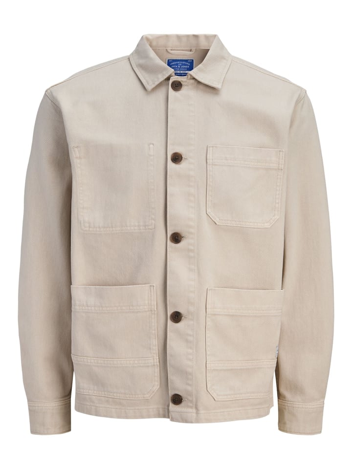 Overshirt in Silver Lining