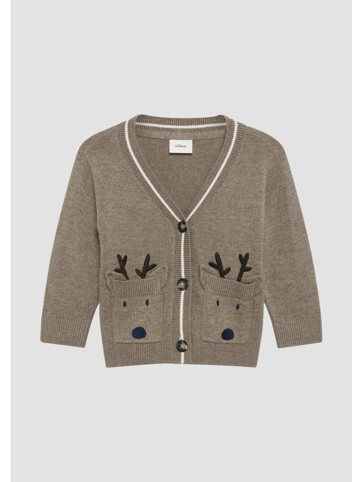 Strickjacke  in  85W0_karamell