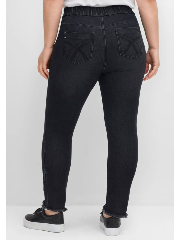 sheego Jeans in black Denim günstig kaufen | limango