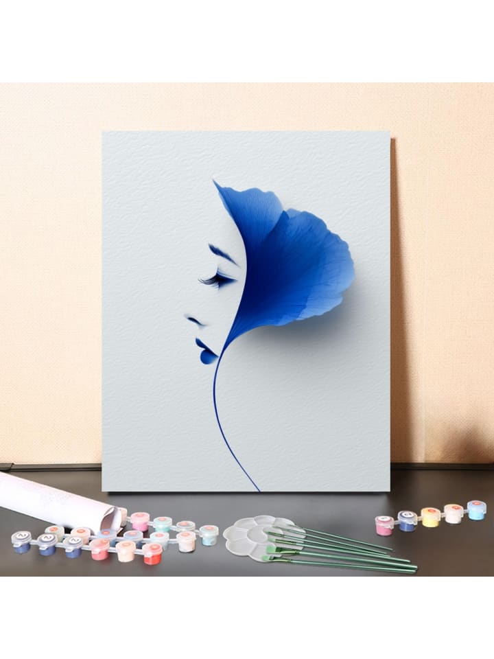DIY Malen nach Zahlen Set-"Blatt"