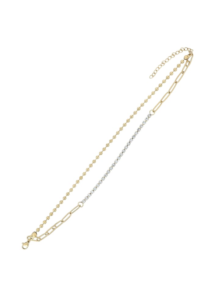 Damen Fußkettchen – aus Edelstahl in gold