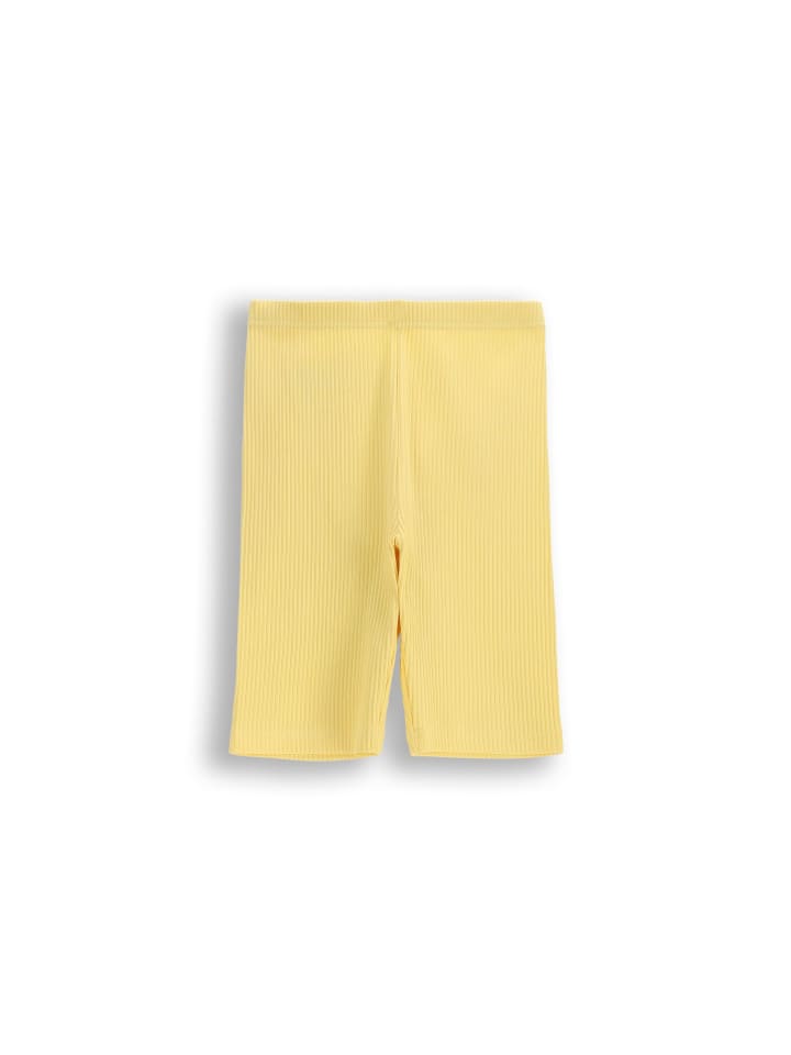 Kurze Leggings in gelb