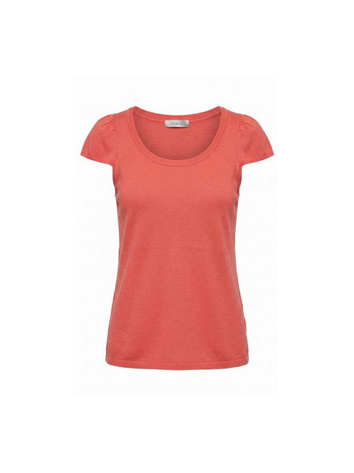 Baumwolle Rot Baumwolle Damen T-Shirt