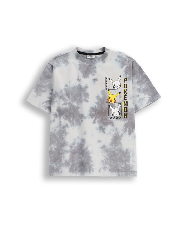 T-Shirt mit kurzen Ärmeln in grau