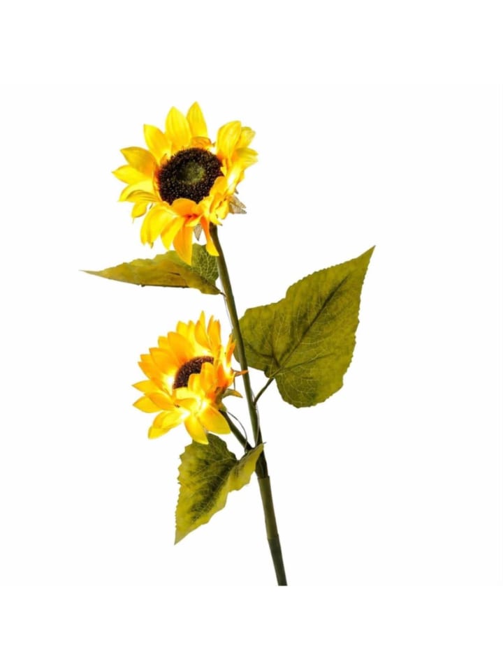 LED Solar Gartenstecker Sonnenblume in gelb - H: 1,25m