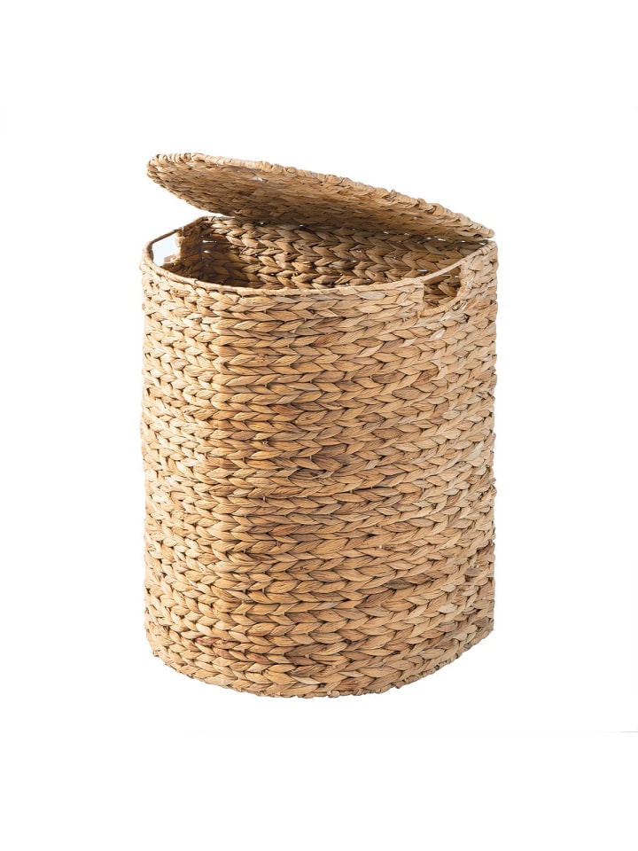 Wäschekorb NILA in Beige - (W)45  x (H)55  x (L)32 cm