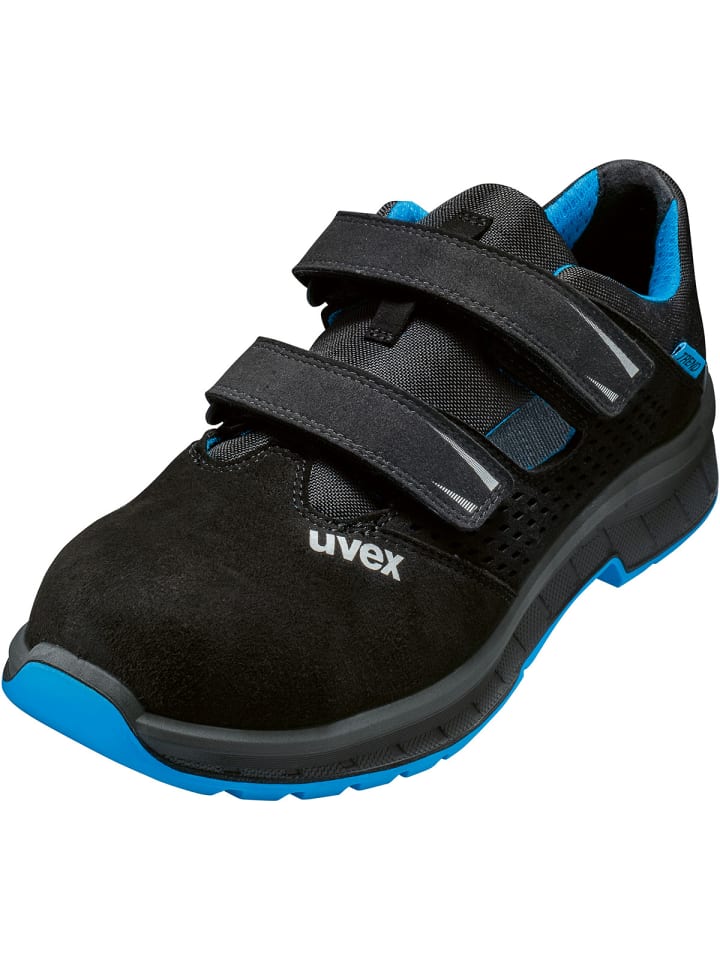 Halbschuhe 2 trend Sandale in schwarz/blau