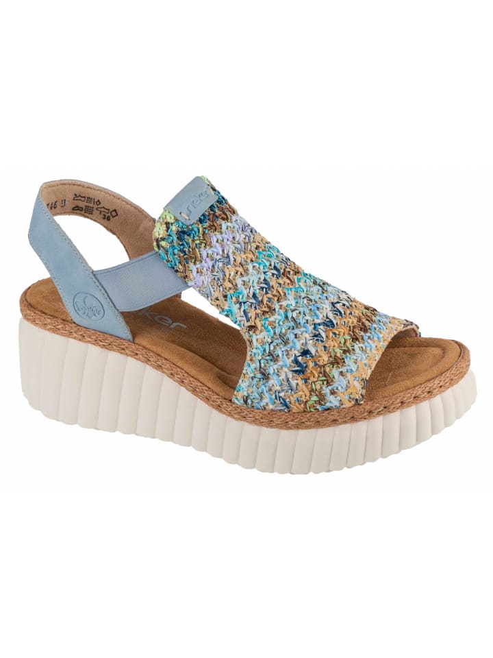 Rieker Sandals in Blau