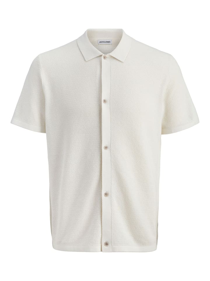 Strick-Shirt in Cloud Dancer