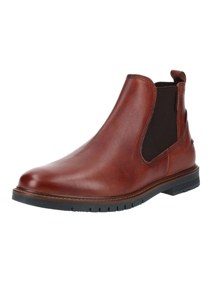 Stiefelette Cognac