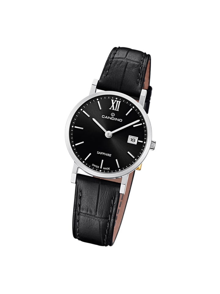 Analog-Armbanduhr Candino Classic schwarz klein (ca. 29mm)