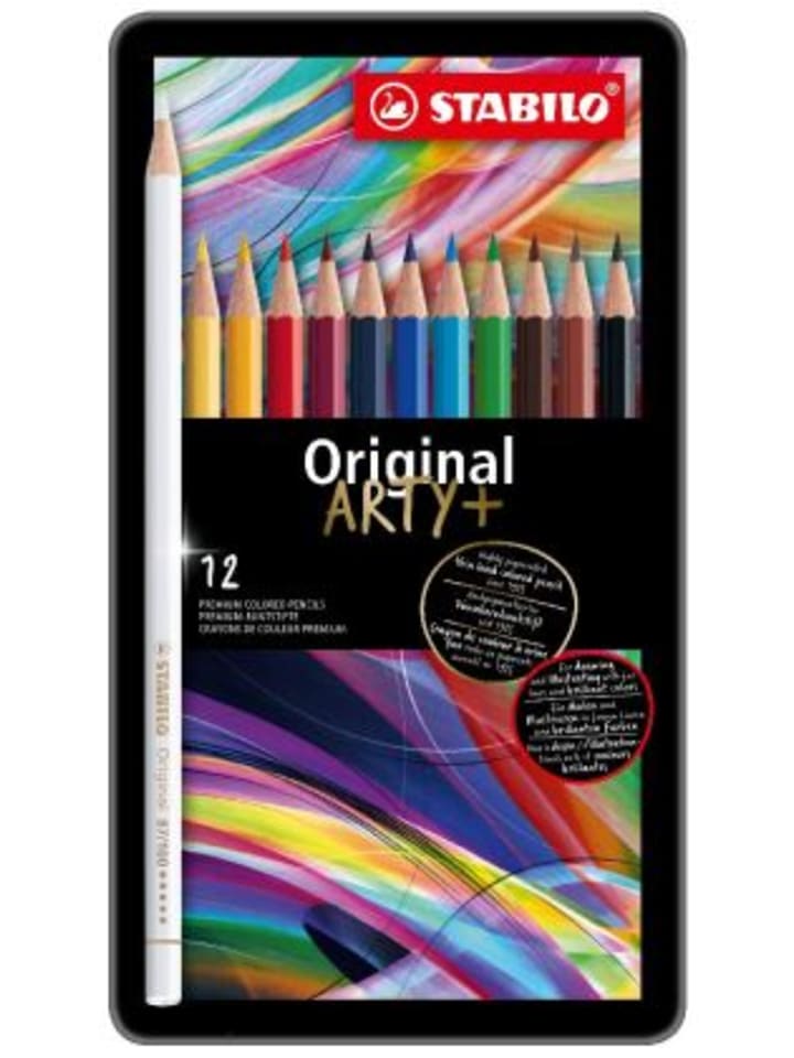 Papeterie/PBS - STABILO Original 12er Metalletui ARTY+"