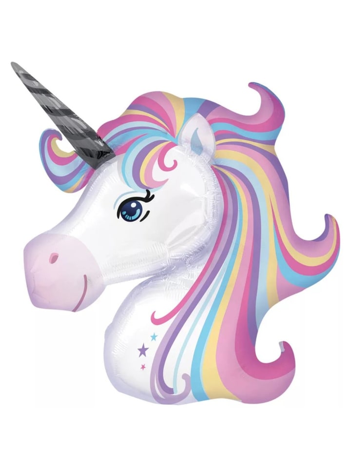 Einhorn Pastel Folie Ballon 76 cm
